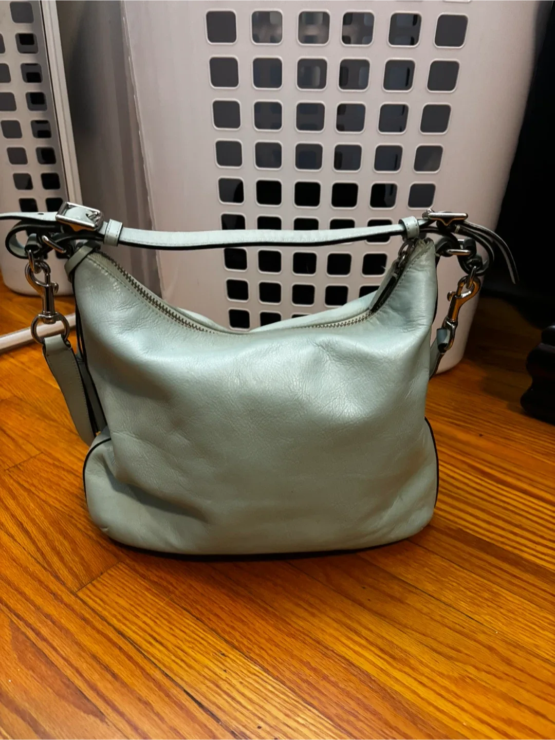 Coach Leather Bag - Light Teal image indicator(2)