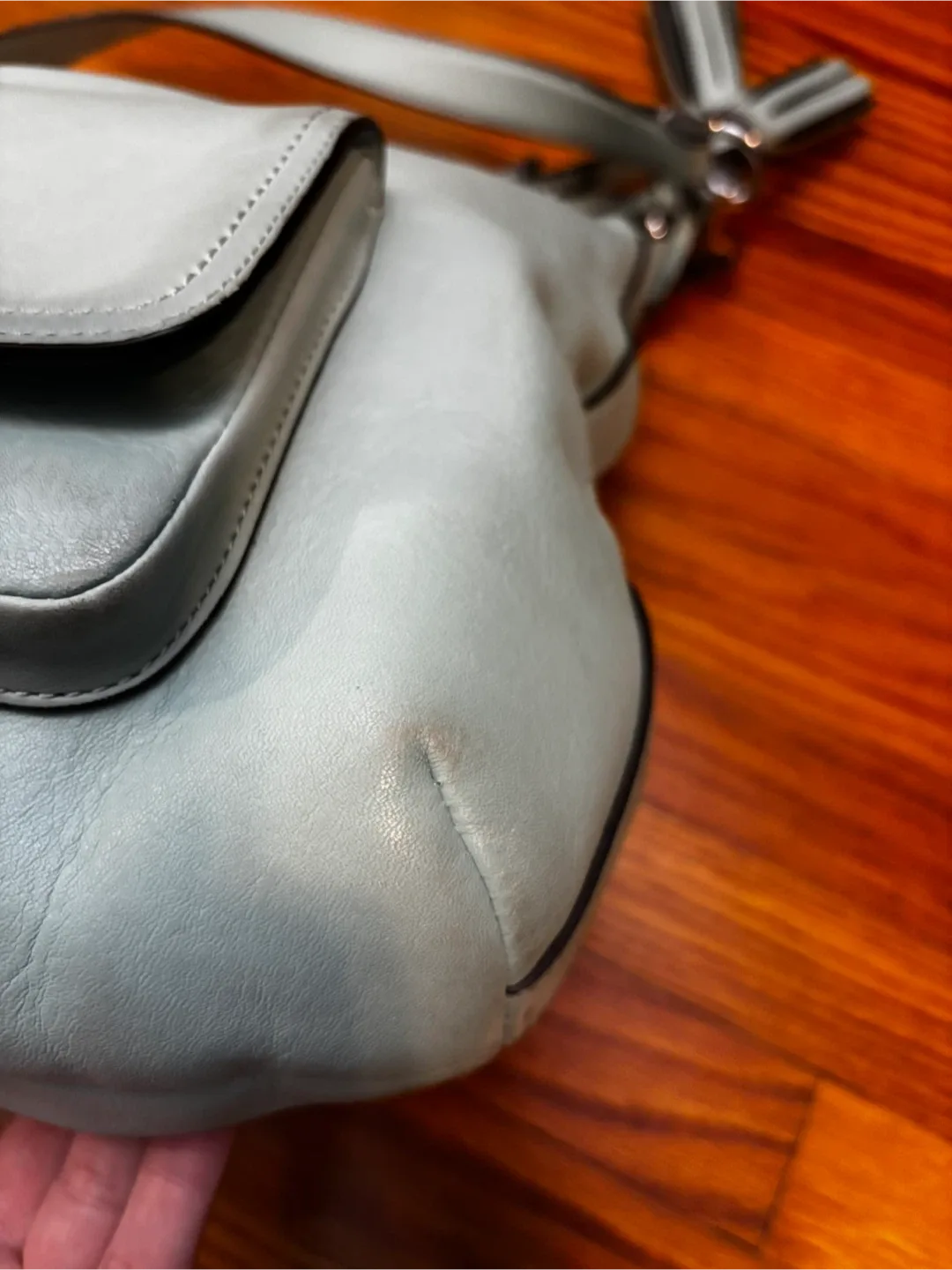 Coach Leather Bag - Light Teal image indicator(5)