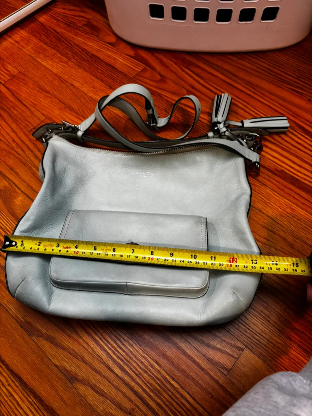 Coach Leather Bag - Light Teal image indicator(10)