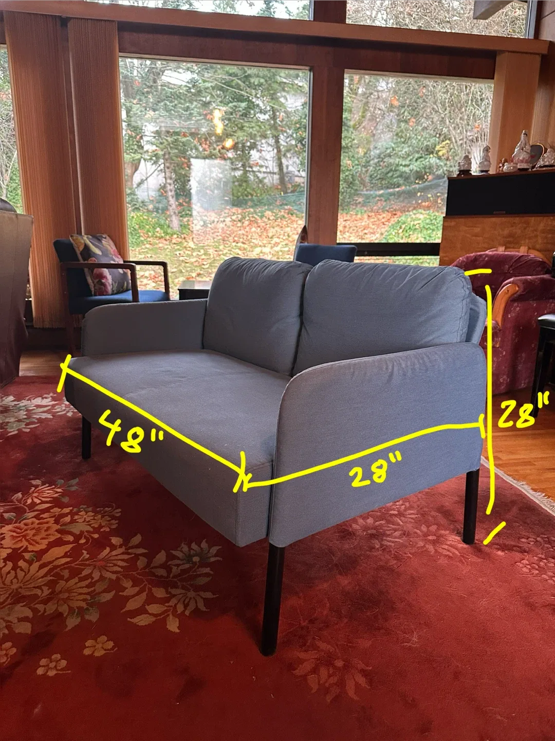 IKEA Soderhamn 2-Seat Sofa - Blue