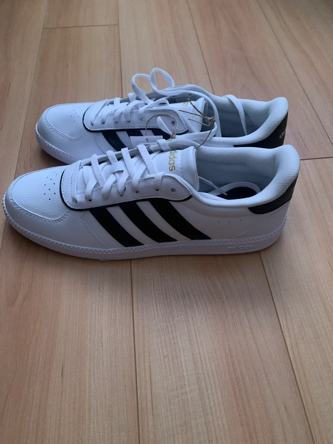 Women’s New Adidas Court Base Sneakers - White/Black