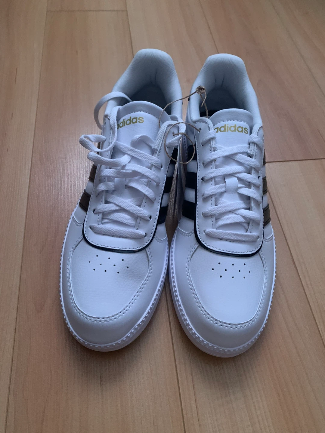 Women’s New Adidas Court Base Sneakers - White/Black - photo 4