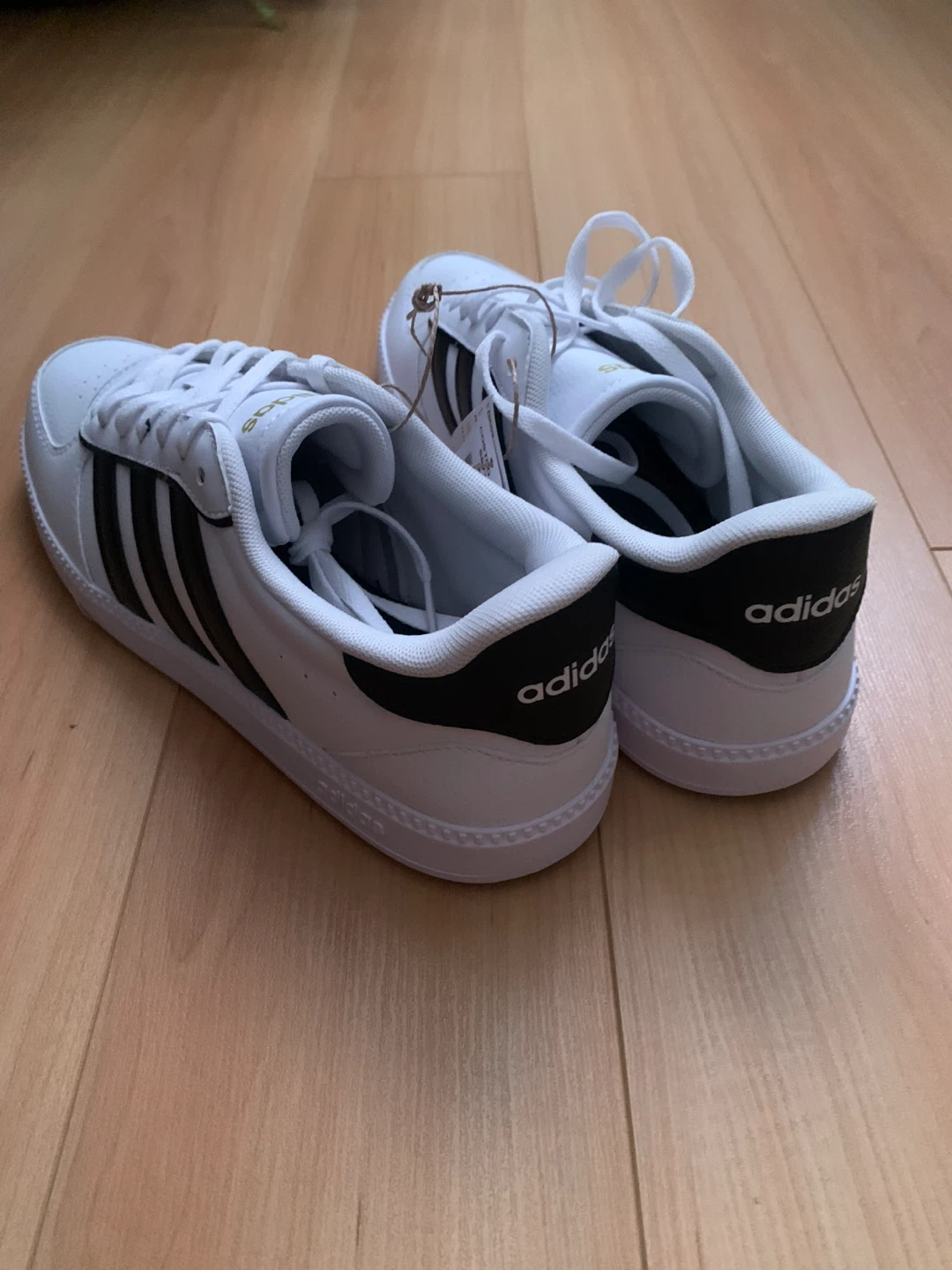 Women’s New Adidas Court Base Sneakers - White/Black - photo 5