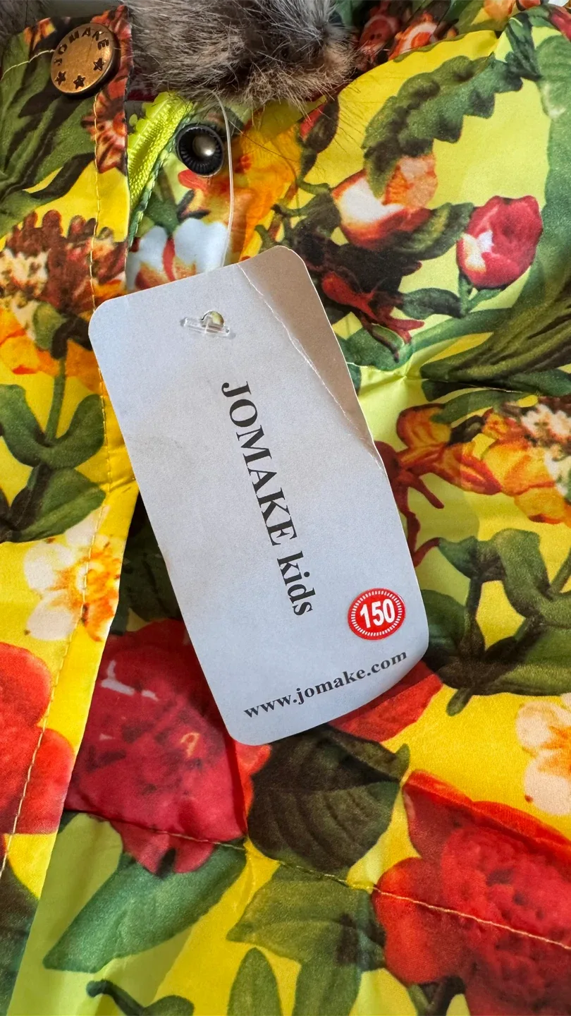 Jomake Kids Floral Puffer Jacket - Size 150 image indicator(2)