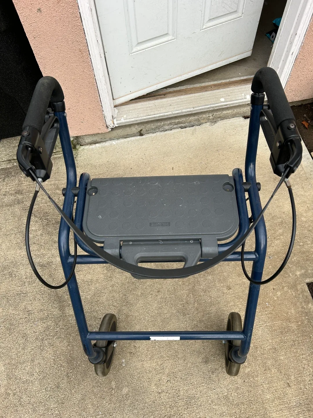 Moving Sale - Dolomite walker Blue rolling walker with seat image indicator(2)