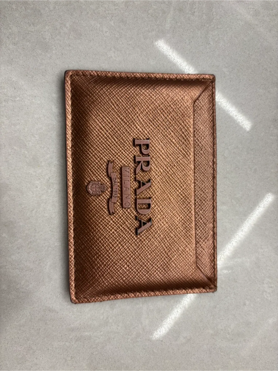 Prada Card Holder - Bronze image indicator(2)