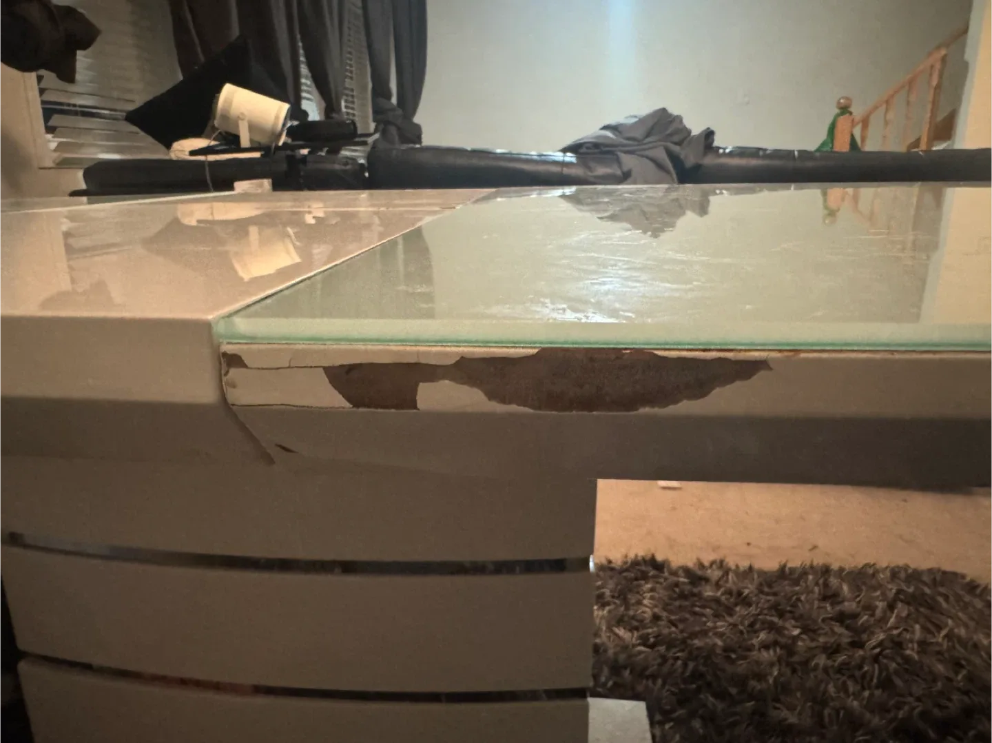 Glass Top Dining Table