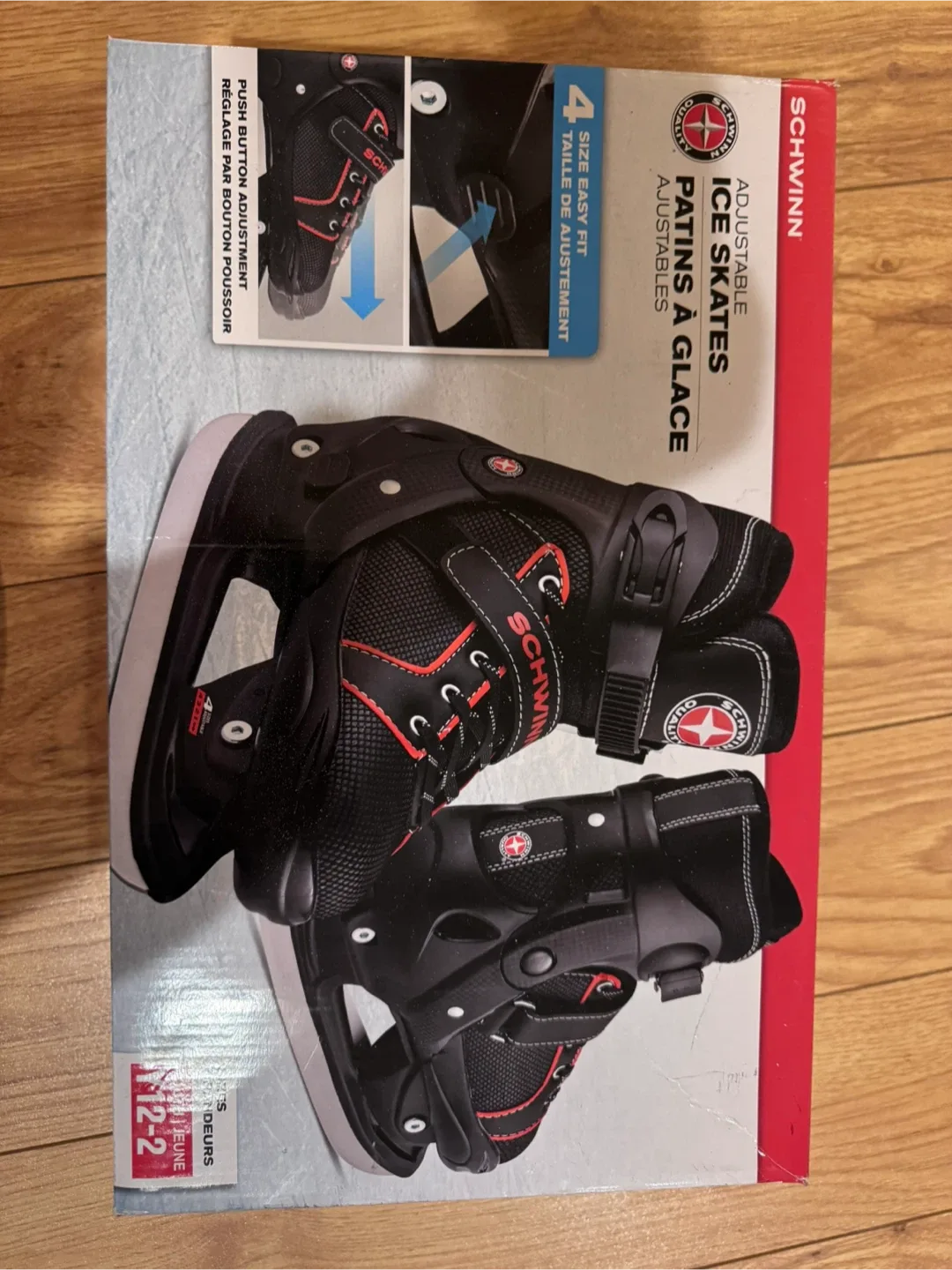 Schwinn Adjustable Ice Skates - Size 11-2 - Like New!