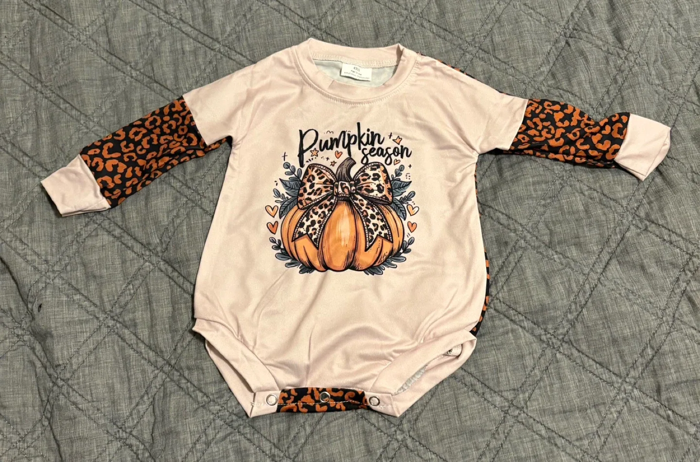 Pumpkin Season Baby Bodysuit (0-3M)