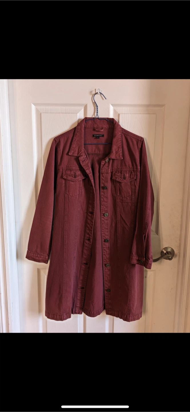 Denim Trench Coat