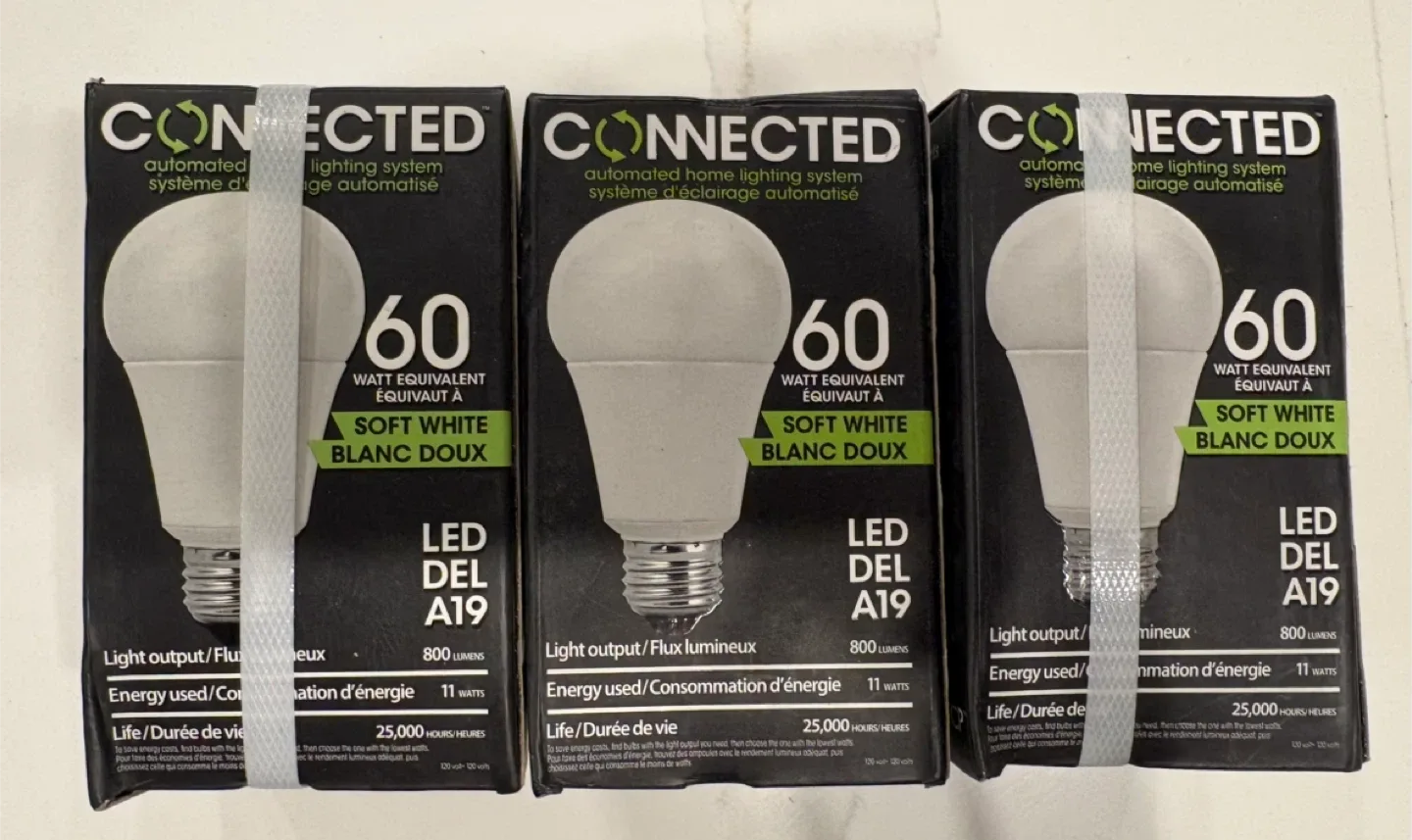 CONNECTED 60W Soft White LED A19 Bulb
