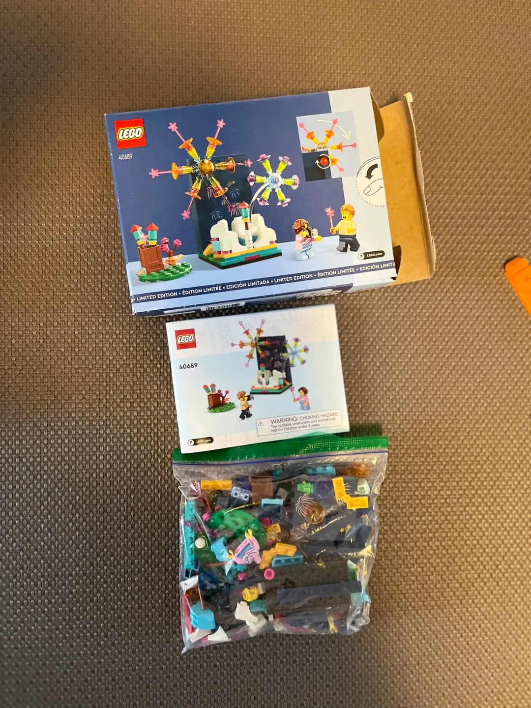 LEGO 40689 Firework Celebration - Open Box, Like New Condition! image indicator(2)