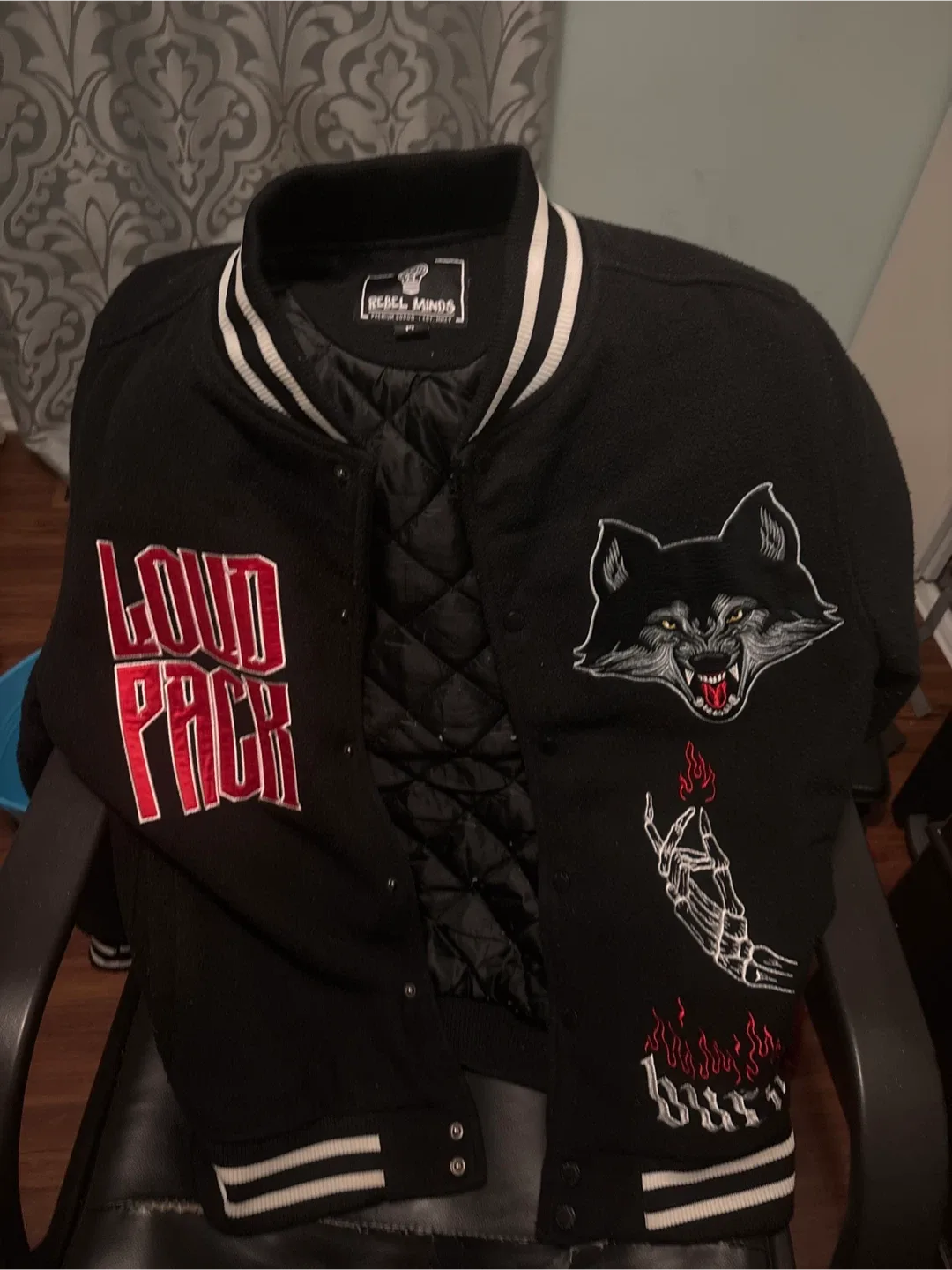 Loud Pack Rebel Minds Varsity Jacket