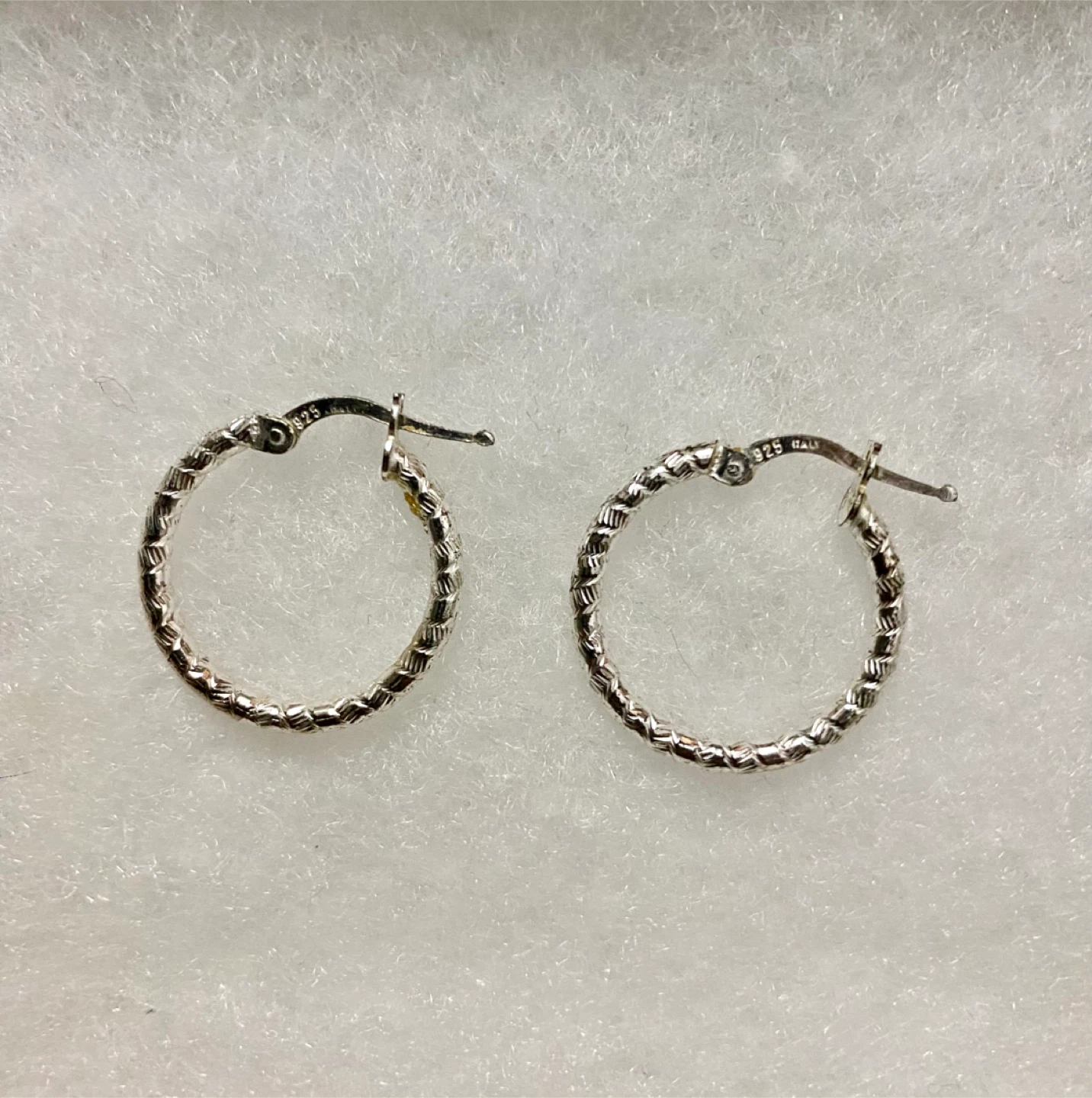 Sterling Silver 925 Hoop Earrings