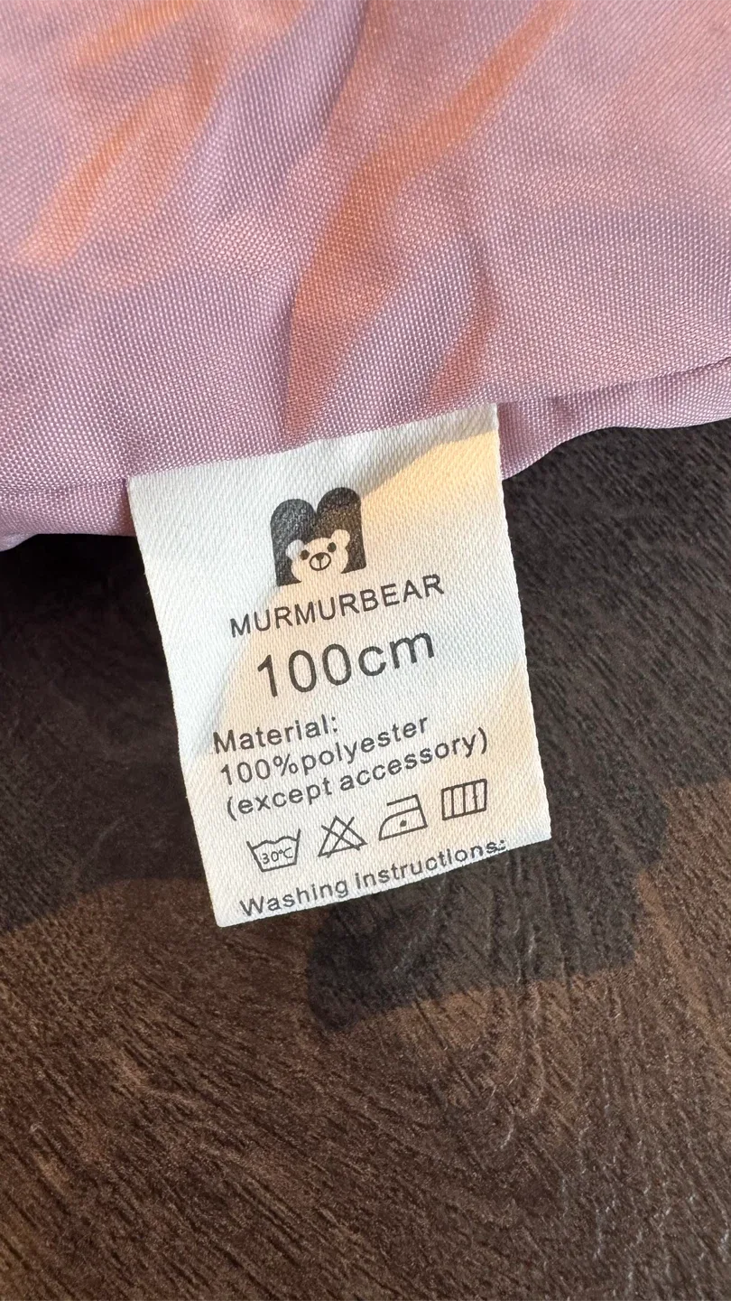 Murmur Bear 100cm Pink Snowsuit image indicator(4)