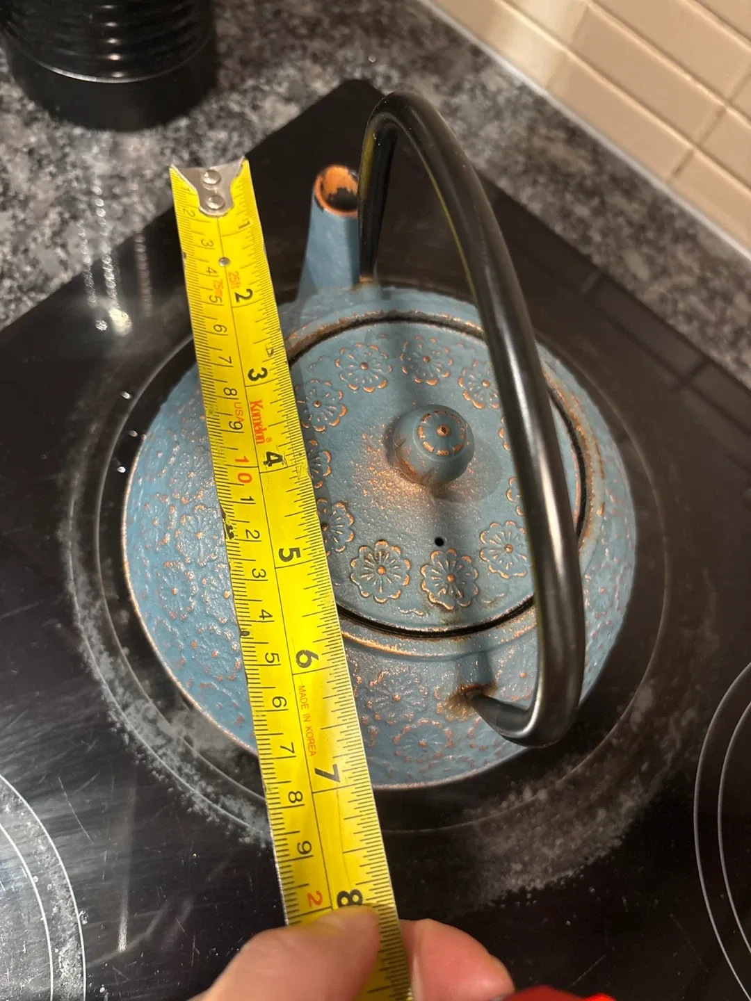 Blue Cast Iron Teapot image indicator(3)