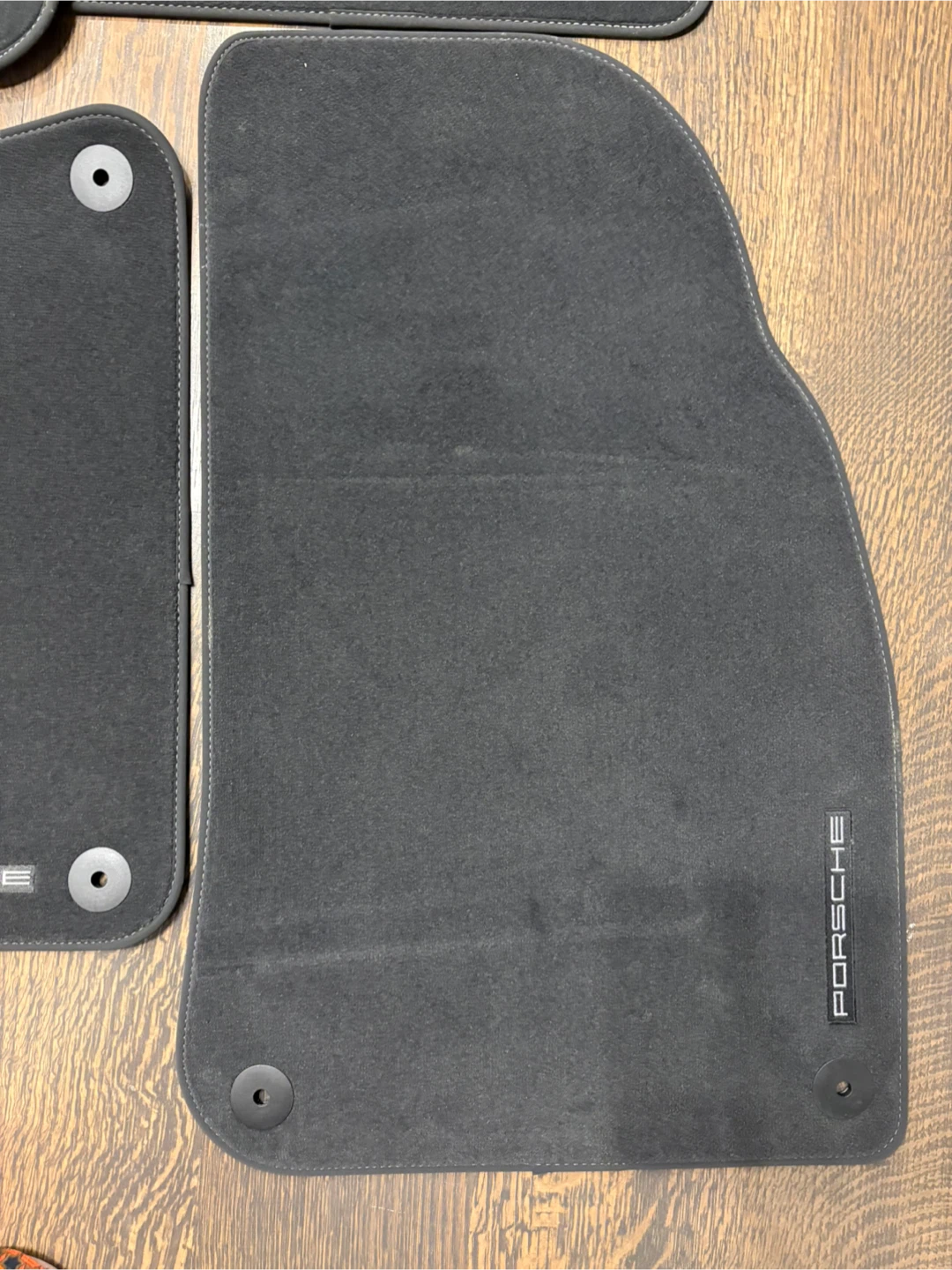 Porsche Black Floor Mats Set