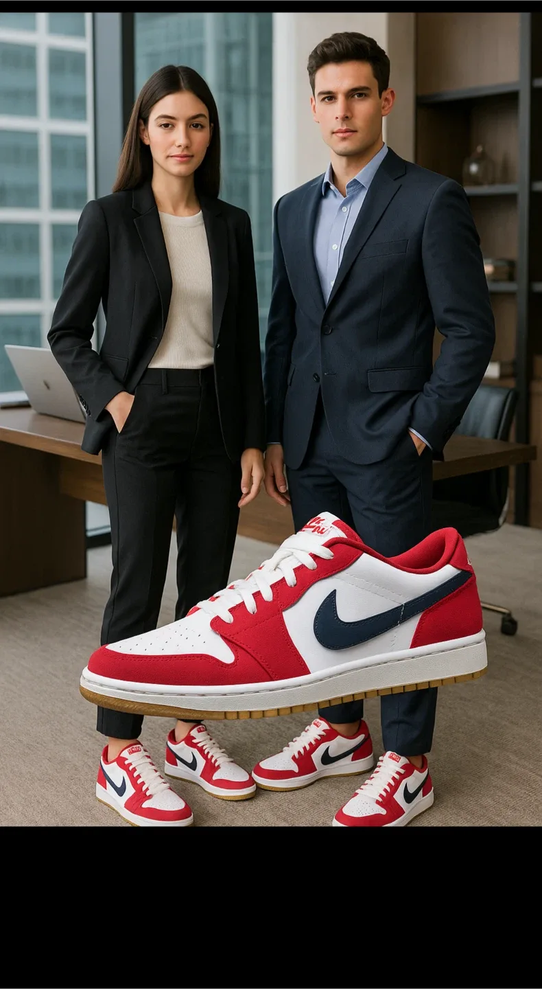 Nike Air Jordan 1 Low Red/White size 36 and 44 unisex