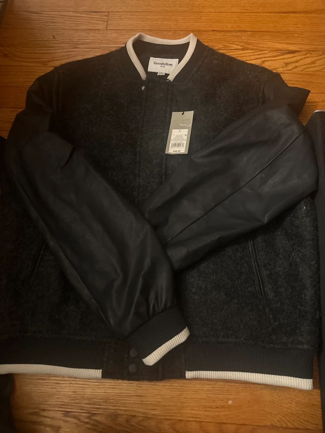 Goodfellow & Co. Black Varsity Jacket - Size L