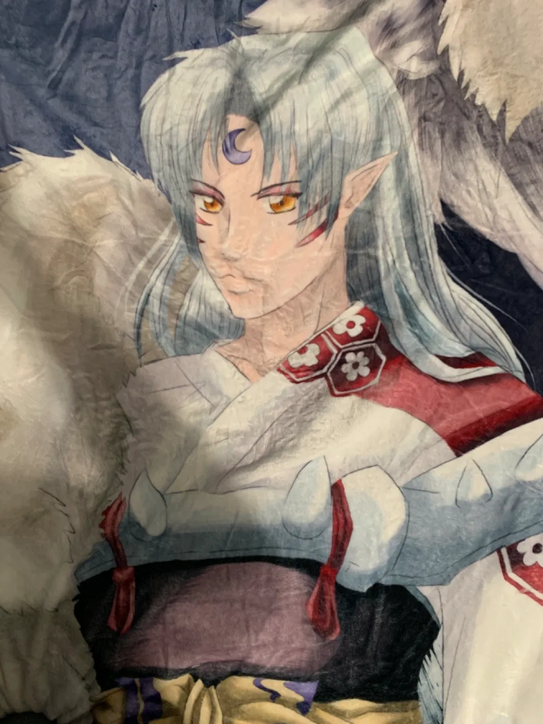 New Sesshomaru Blanket Inuyasha 80” x 68” Approx image indicator(4)