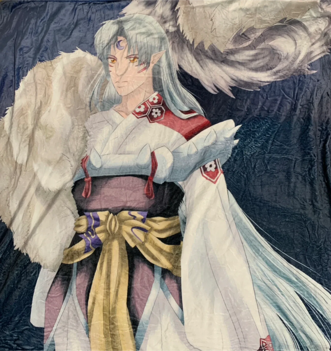 New Sesshomaru Blanket Inuyasha 80” x 68” Approx image indicator(2)