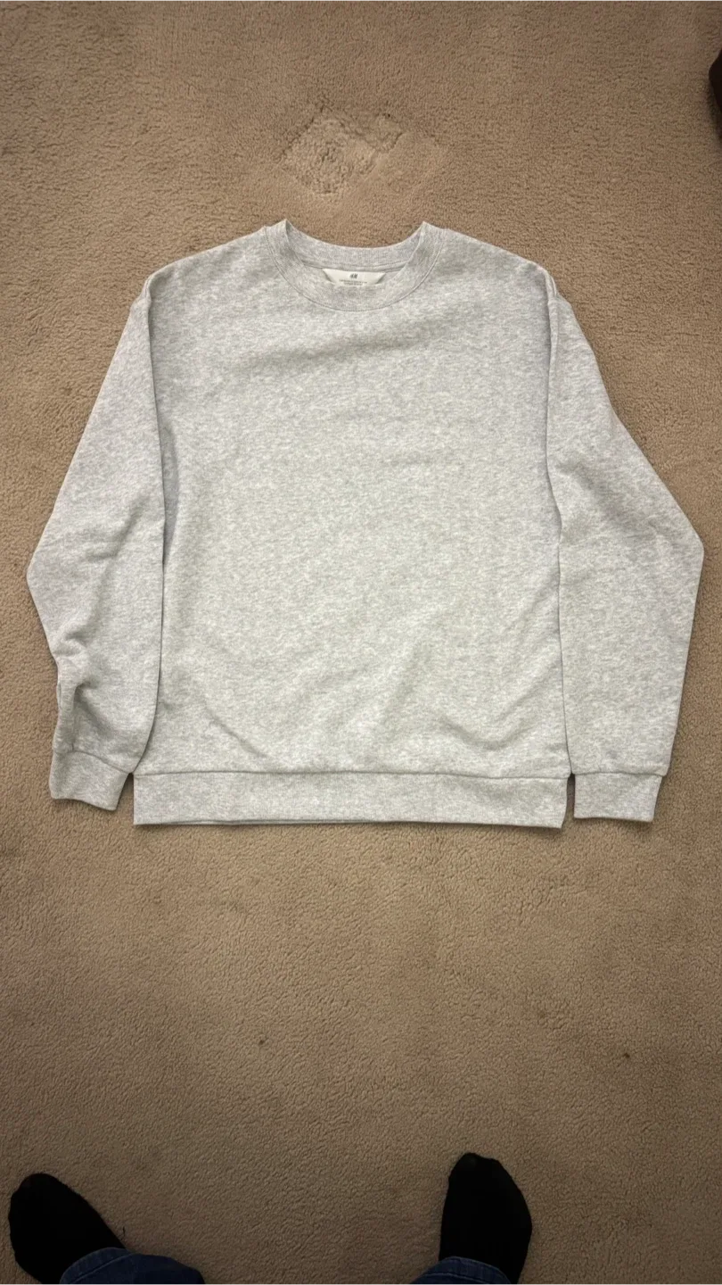 NEW H&M Grey Sweatshirt - Size 12-14