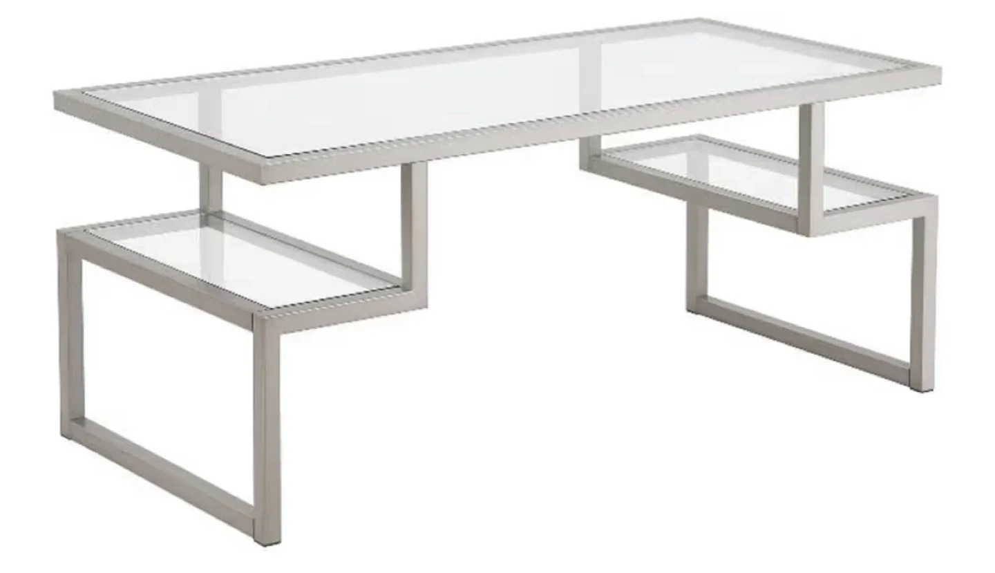 Modern Glass Top Coffee Table image indicator(7)