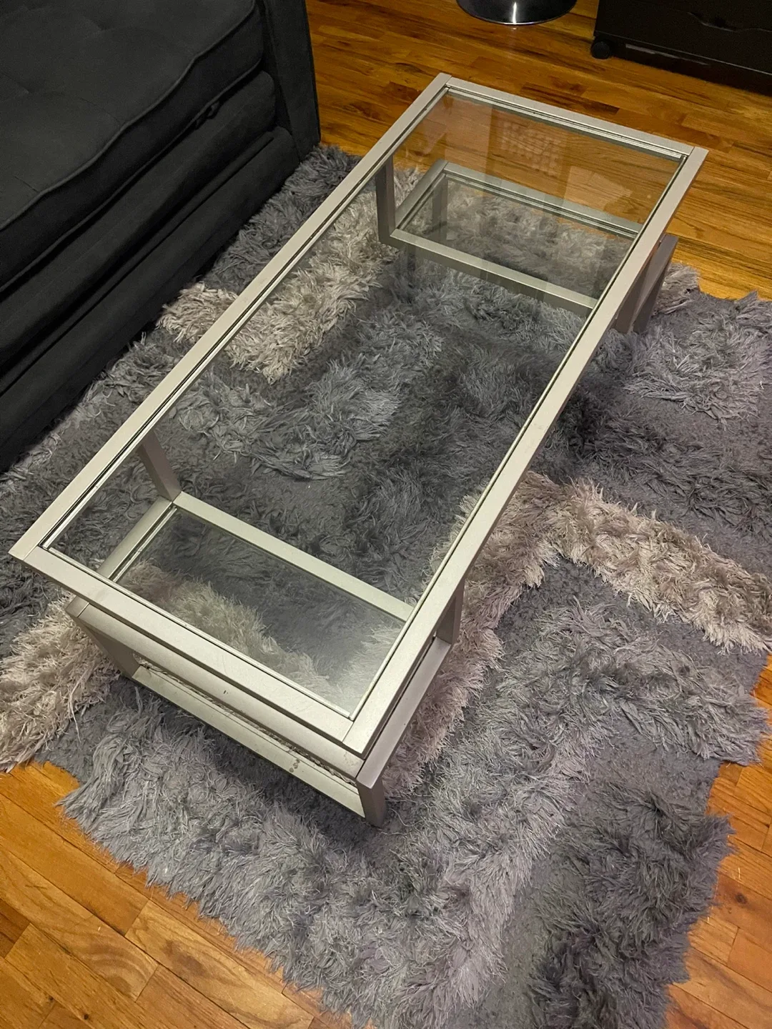 Modern Glass Top Coffee Table image indicator(2)