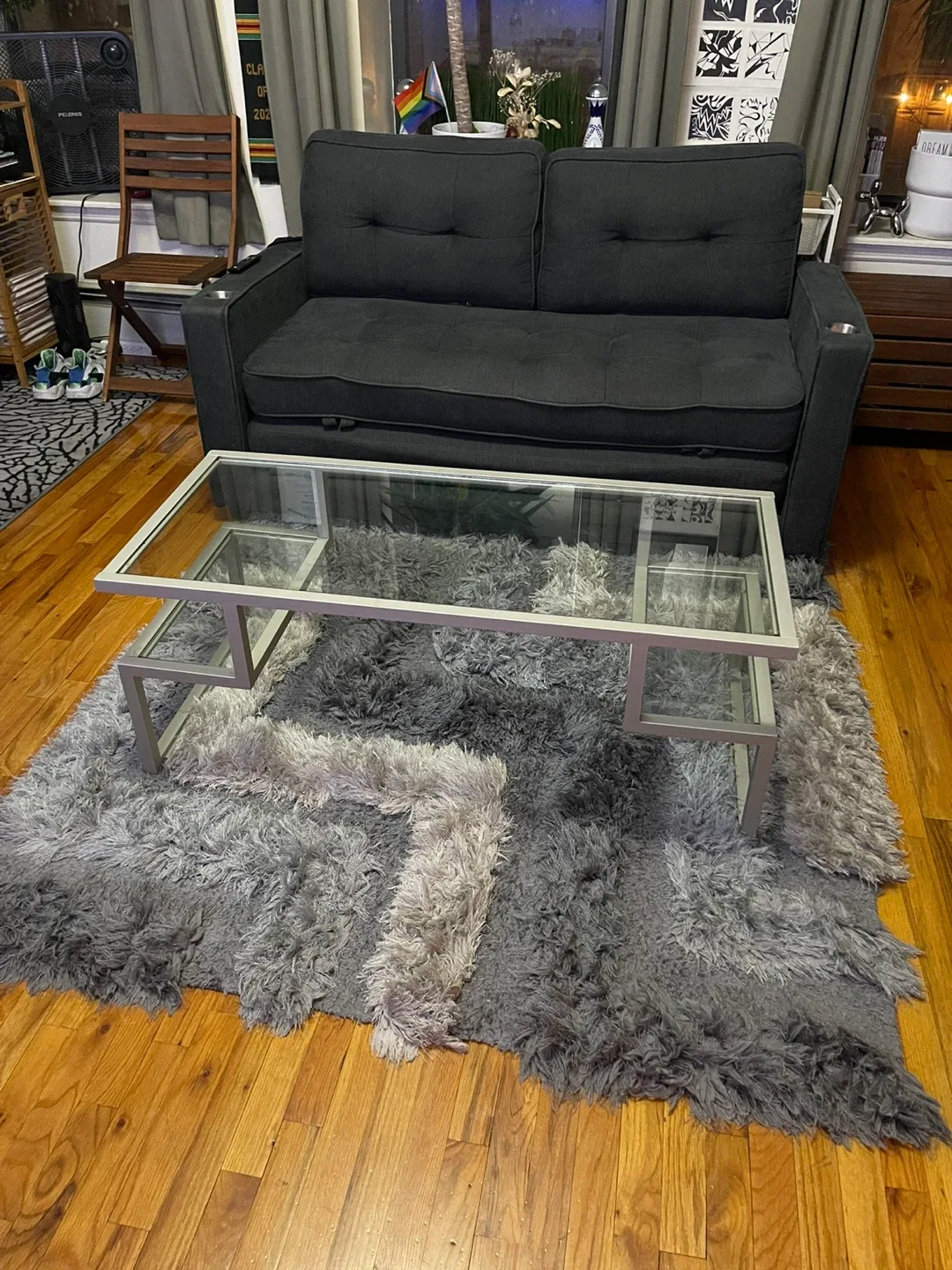 Modern Glass Top Coffee Table