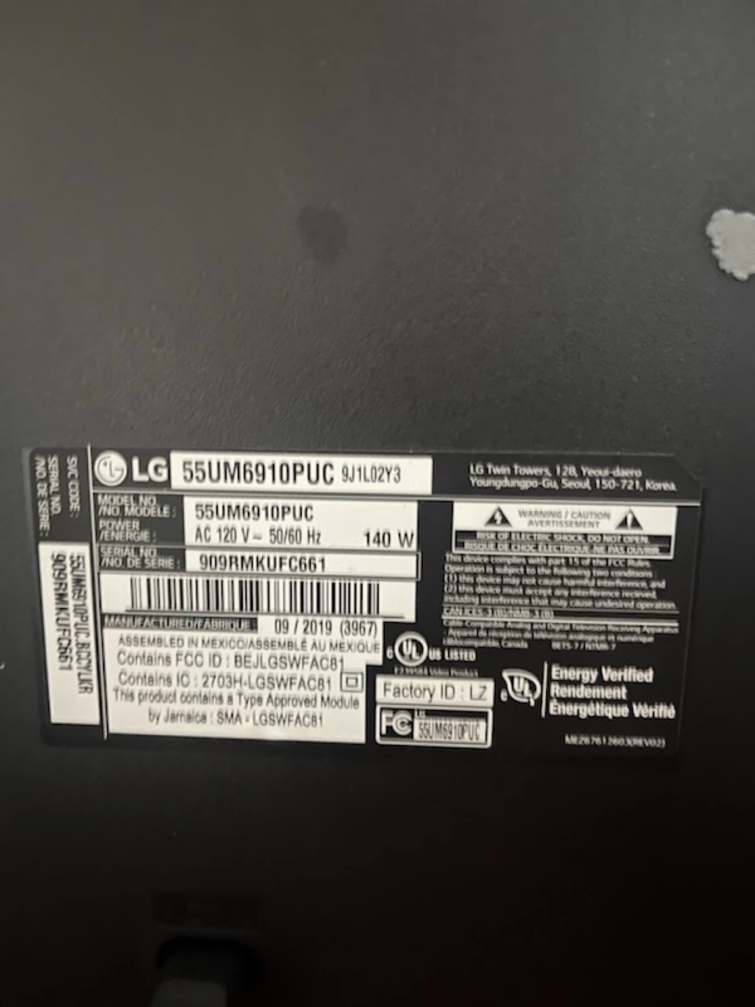 55” TV - photo 2