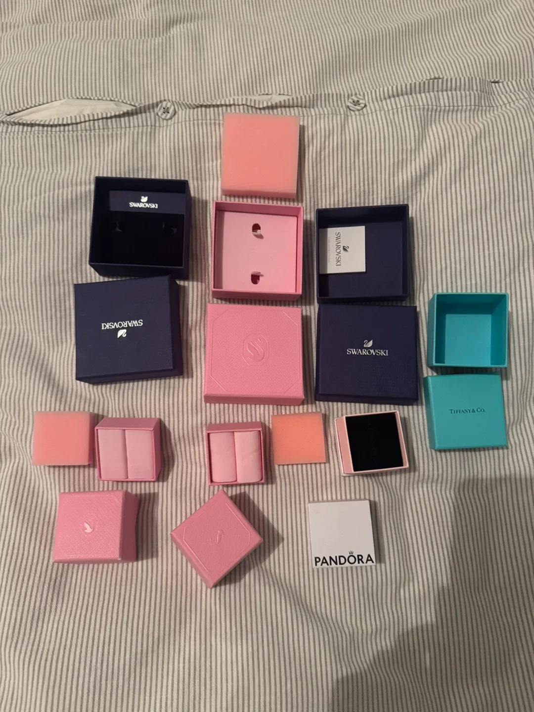 Jewelry Boxes: Swarovski, Tiffany & Co, Pandora