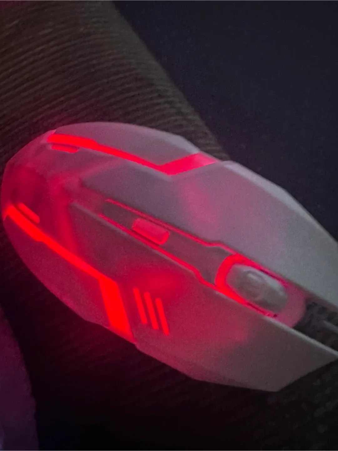 Gaming Mouse - White with Red LED image indicator(3)