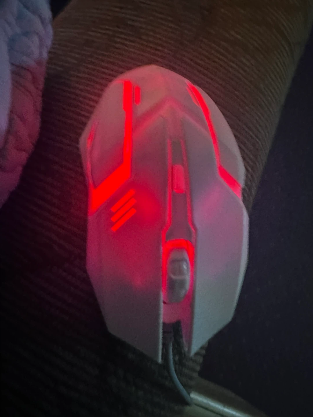 Gaming Mouse - White with Red LED - photo 2