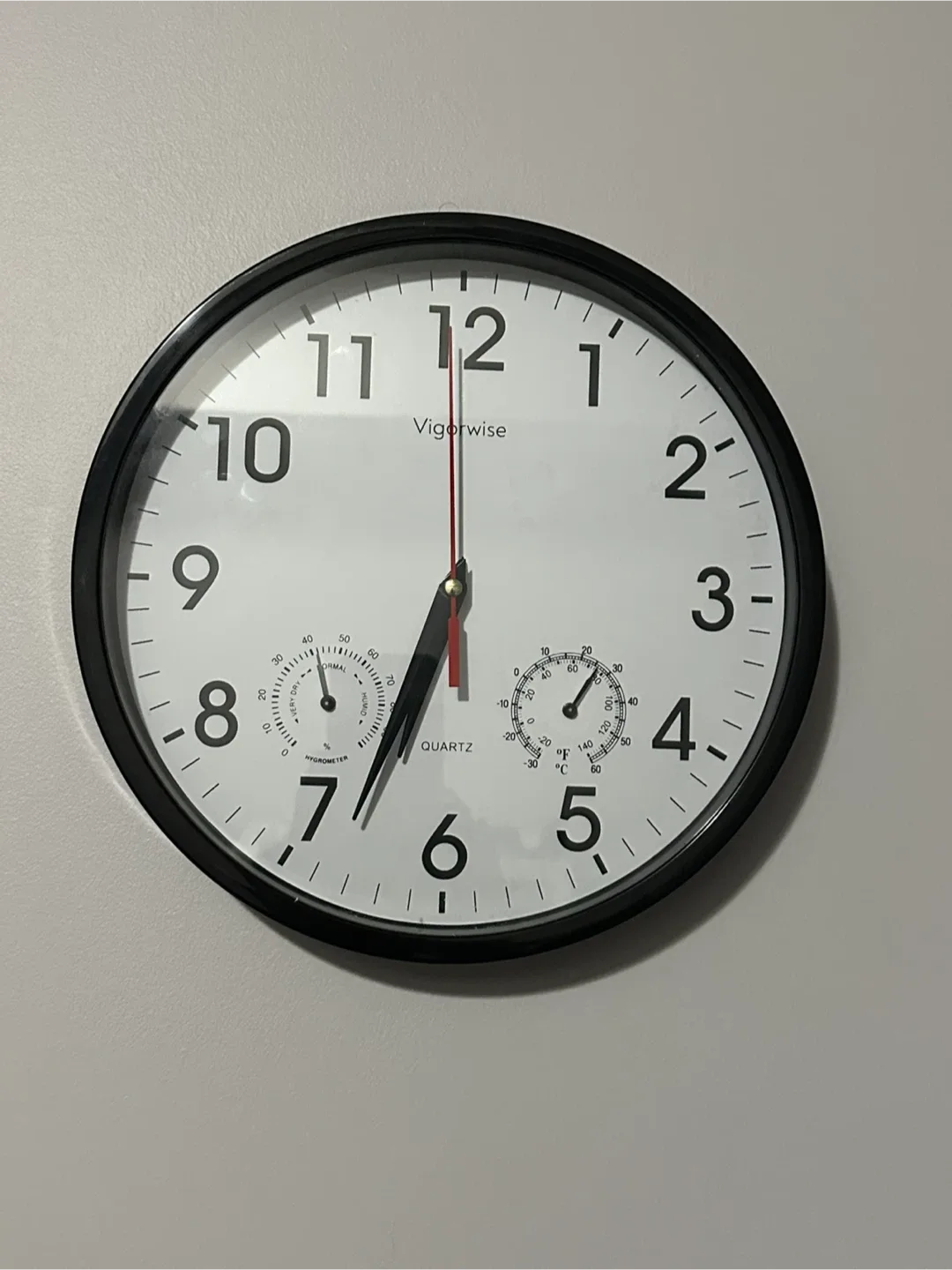 Vigorwise 10-Inch Wall Clock image indicator(2)
