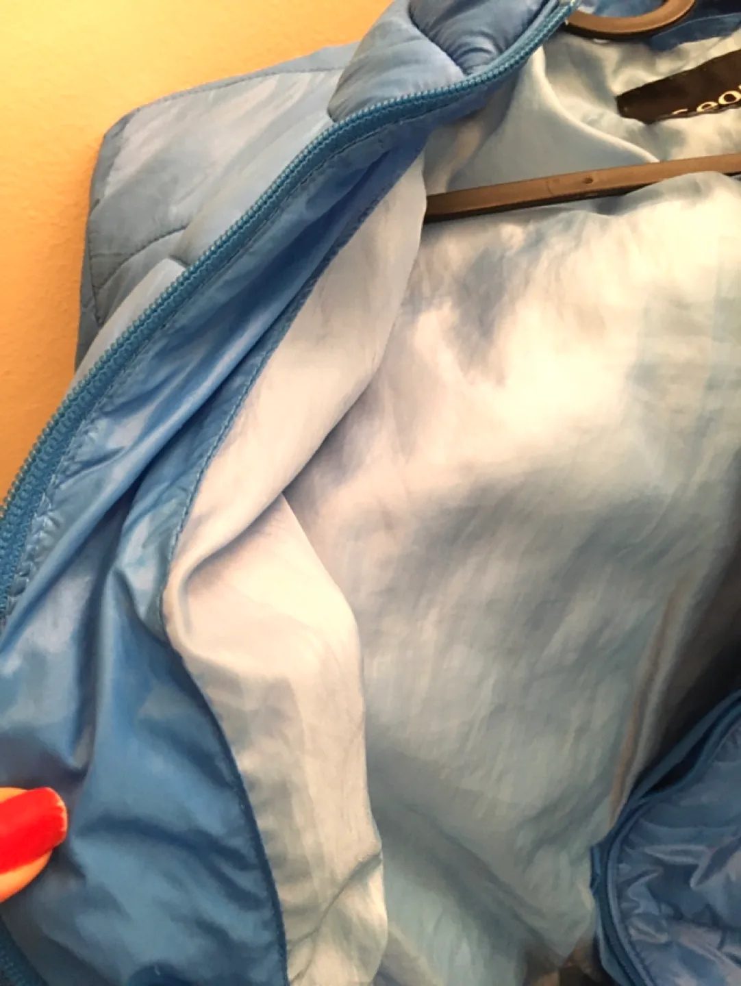 George Blue Puffer Jacket - Size M image indicator(4)