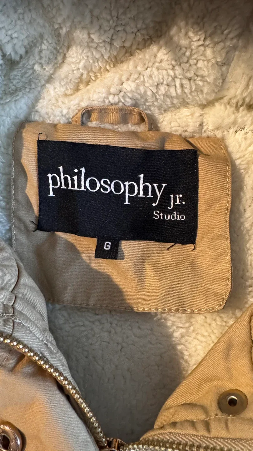 Philosophy Jr. Studio Parka - Size Large image indicator(3)