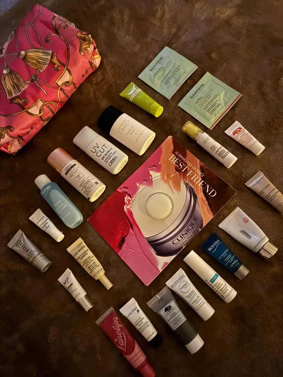 Variety of Skincare Samples & Travel Sizes