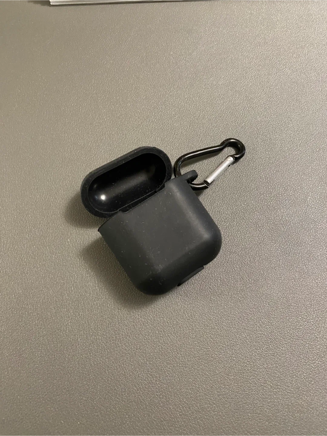 Black AirPods Case with Clip