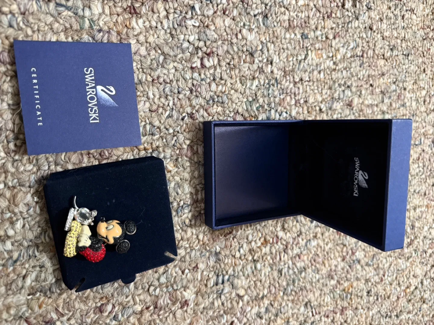 Swarovski Mickey Mouse Brooch - RARE image indicator(2)