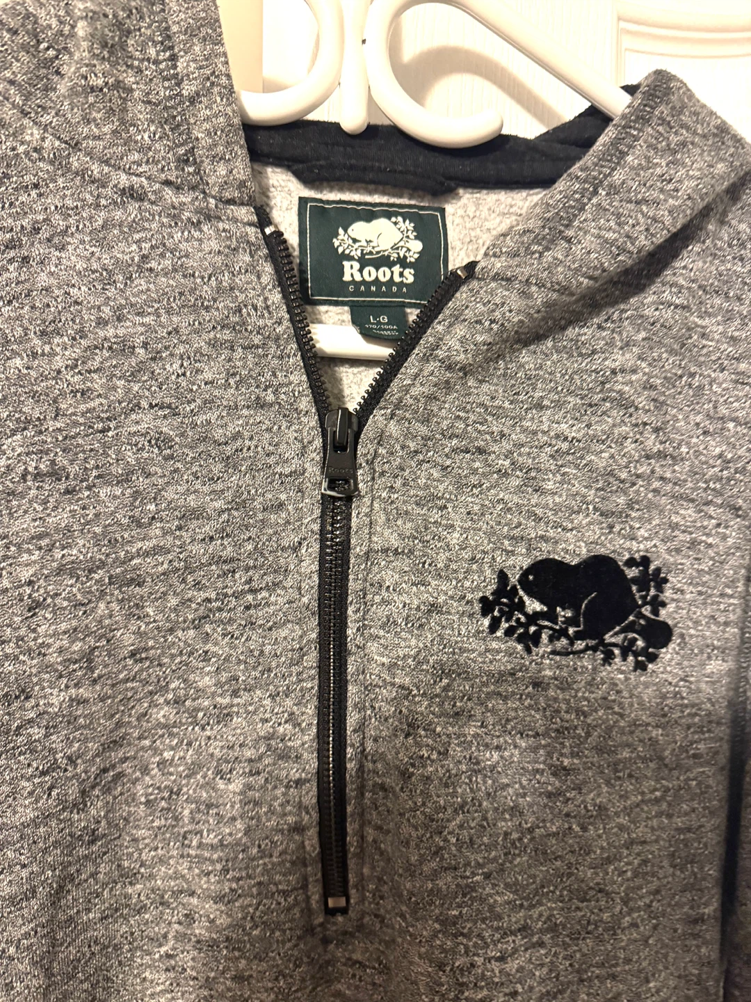 Roots Canada Grey Hoodie - Size L