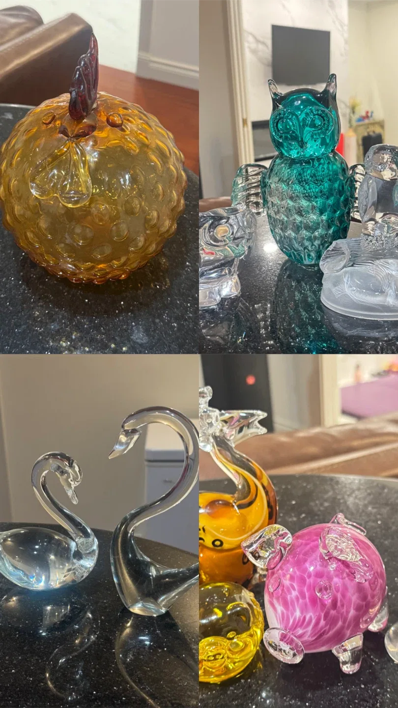 Glass house decoration