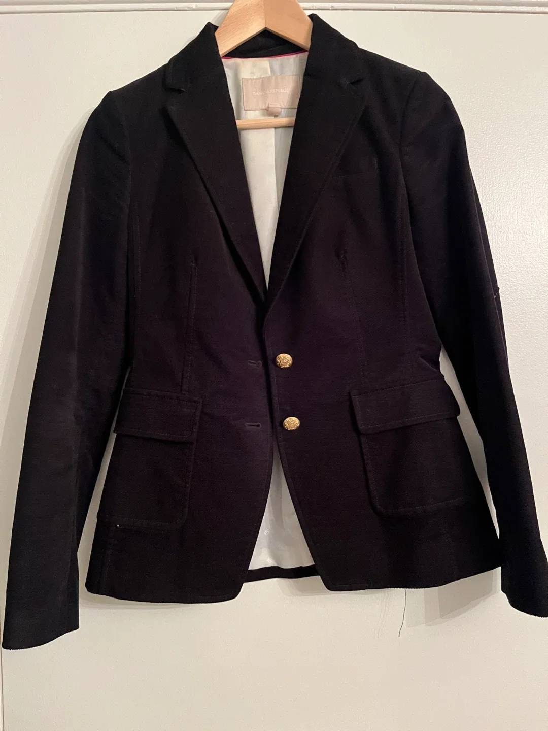 Banana Republic Black Corduroy Blazer image indicator(2)