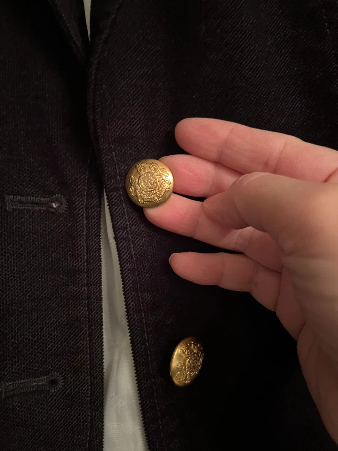 Banana Republic Black Corduroy Blazer image indicator(4)