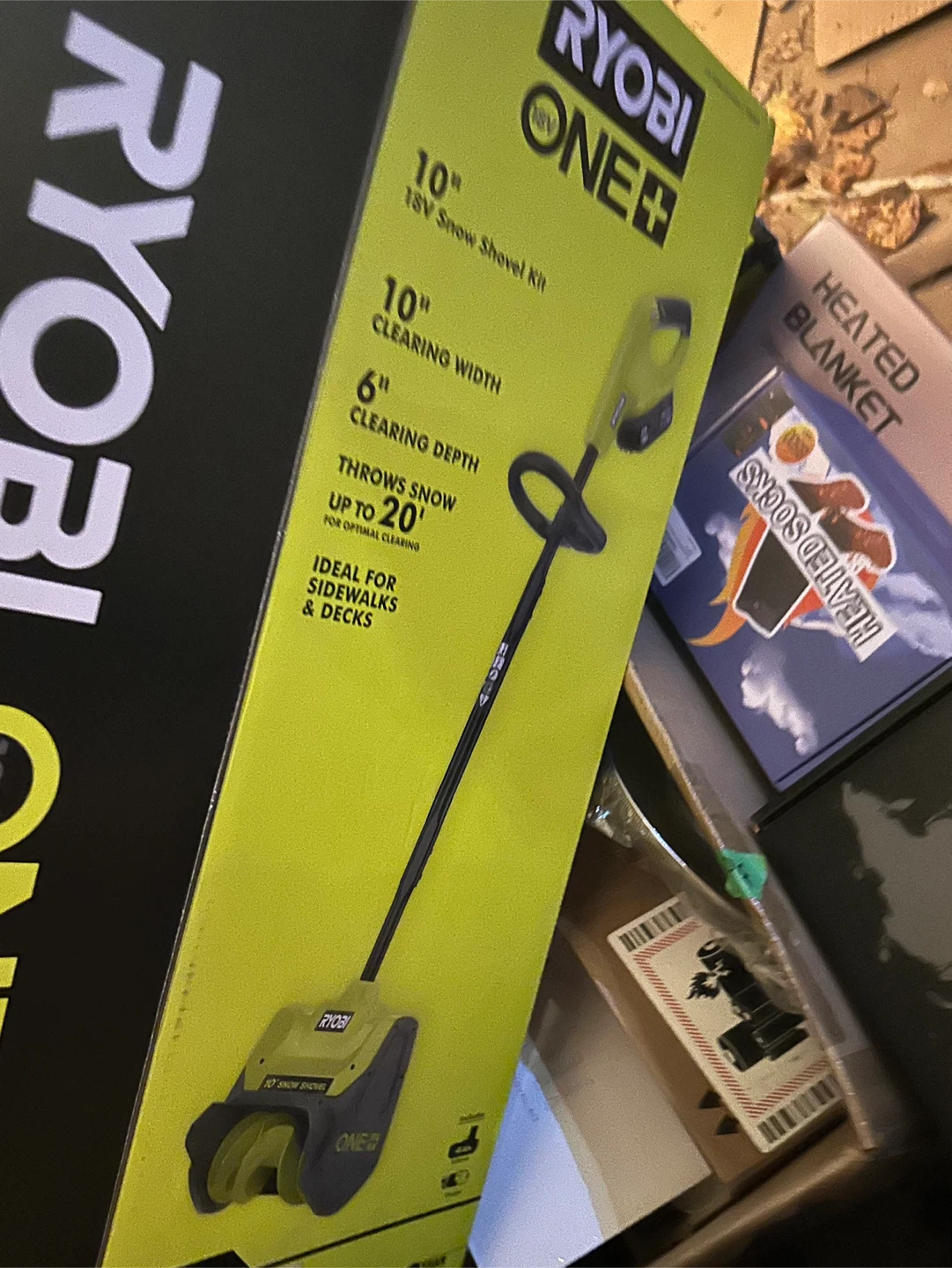 New Ryobi ONE+ 10" 18V Snow Shovel tool only - photo 2