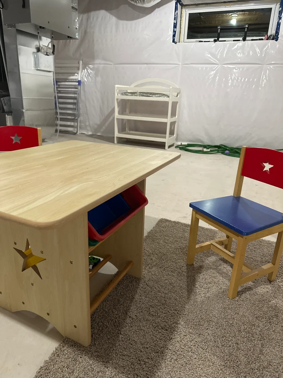 Kids Table and Chairs with Storage Bins image indicator(4)