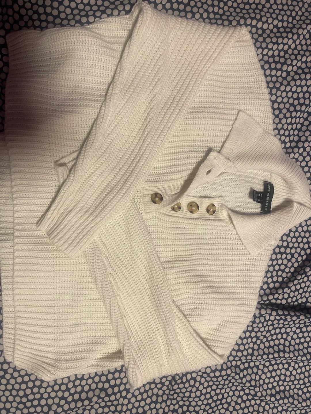 Streetwear Society White Knit Sweater