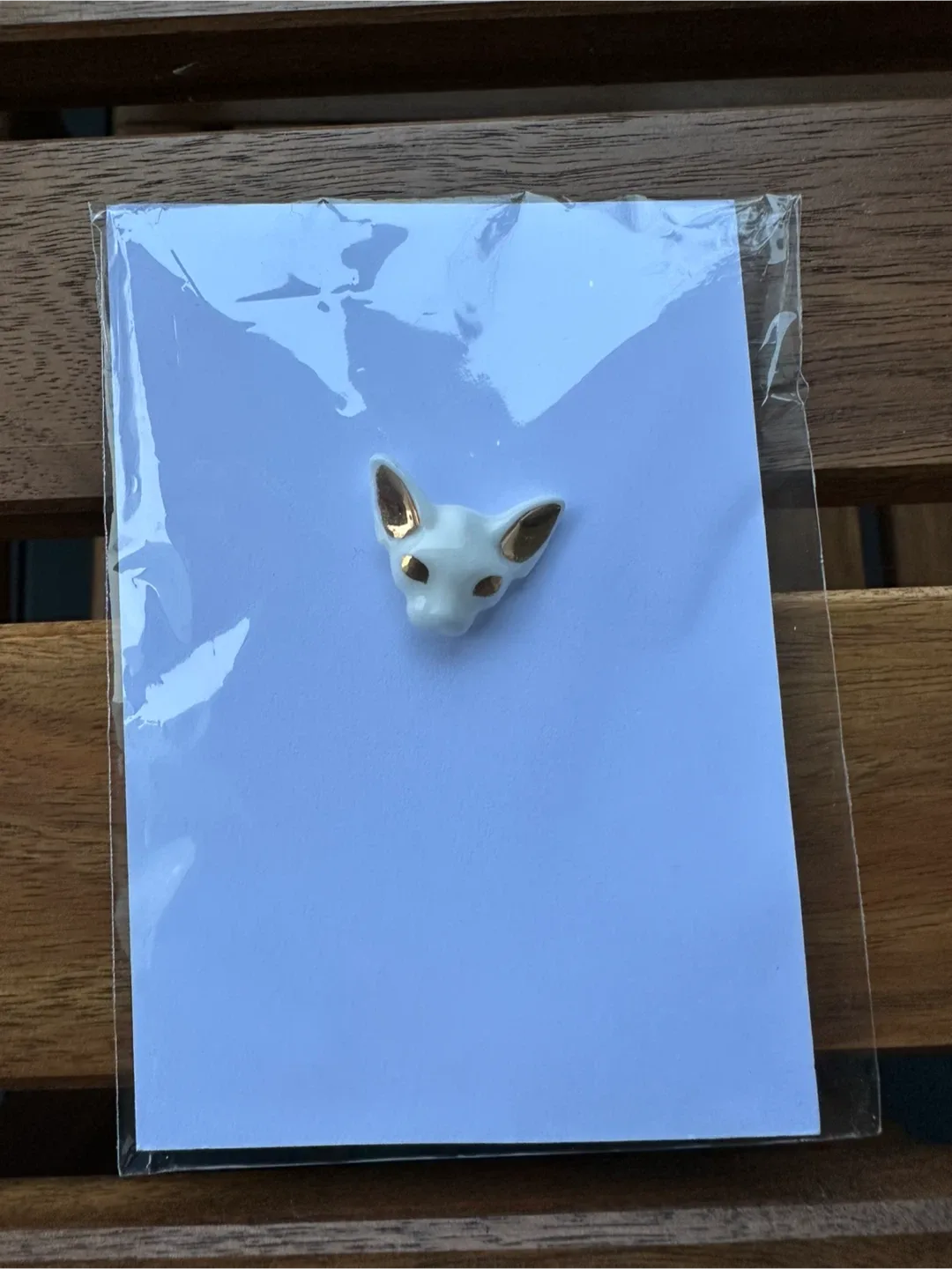 Bulygin Porcelain Cat Pin - Brand New!