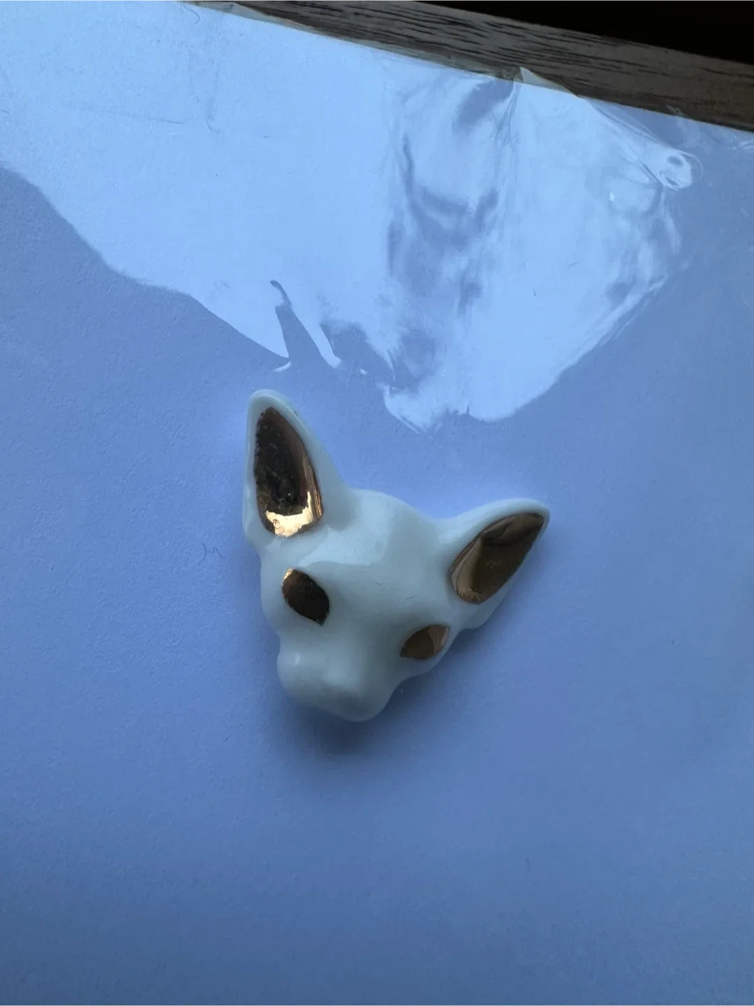 Bulygin Porcelain Cat Pin - Brand New! image indicator(2)