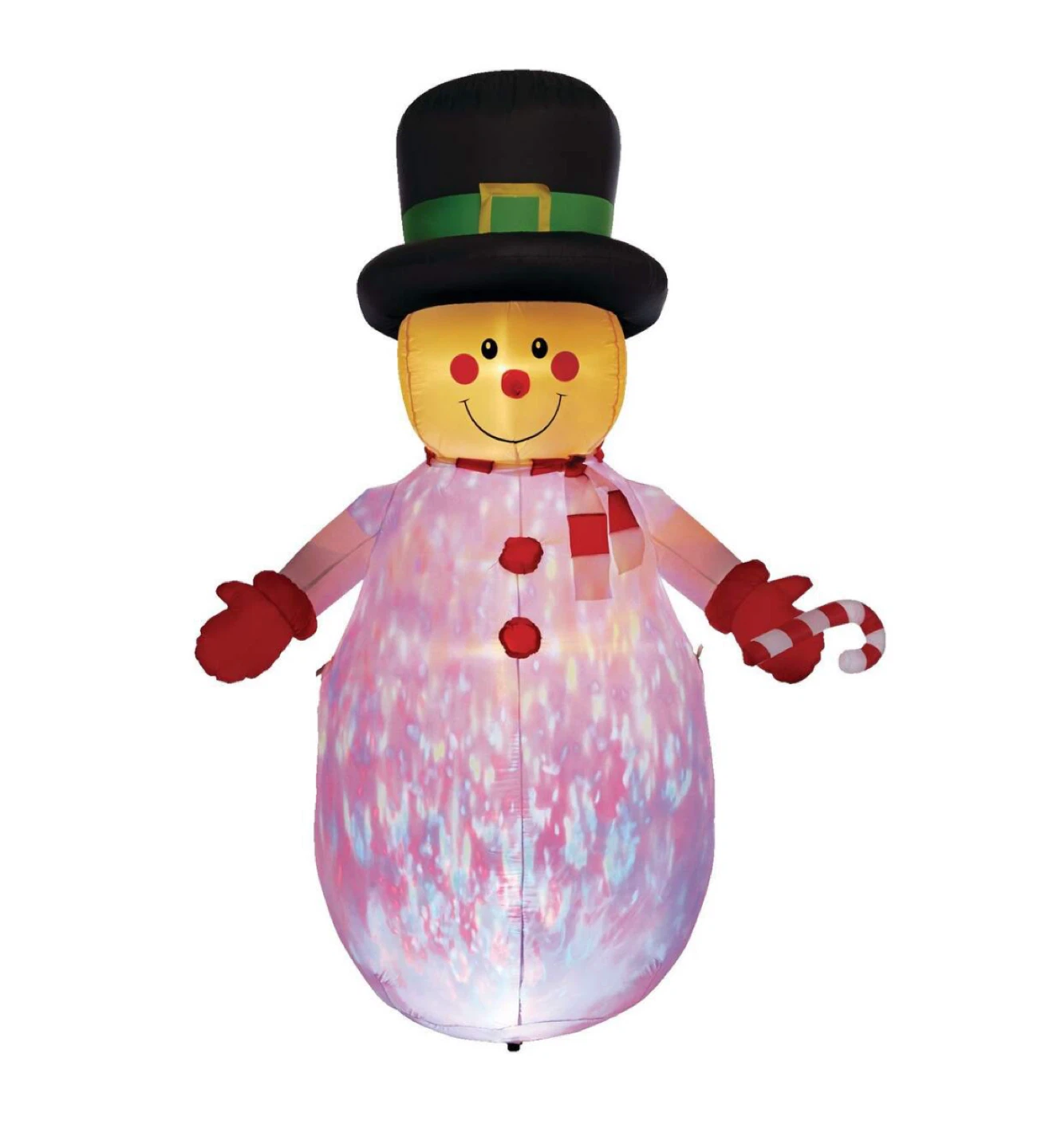 Airblown Inflatable Twinkling Snowman - 8ft Tall - photo 4