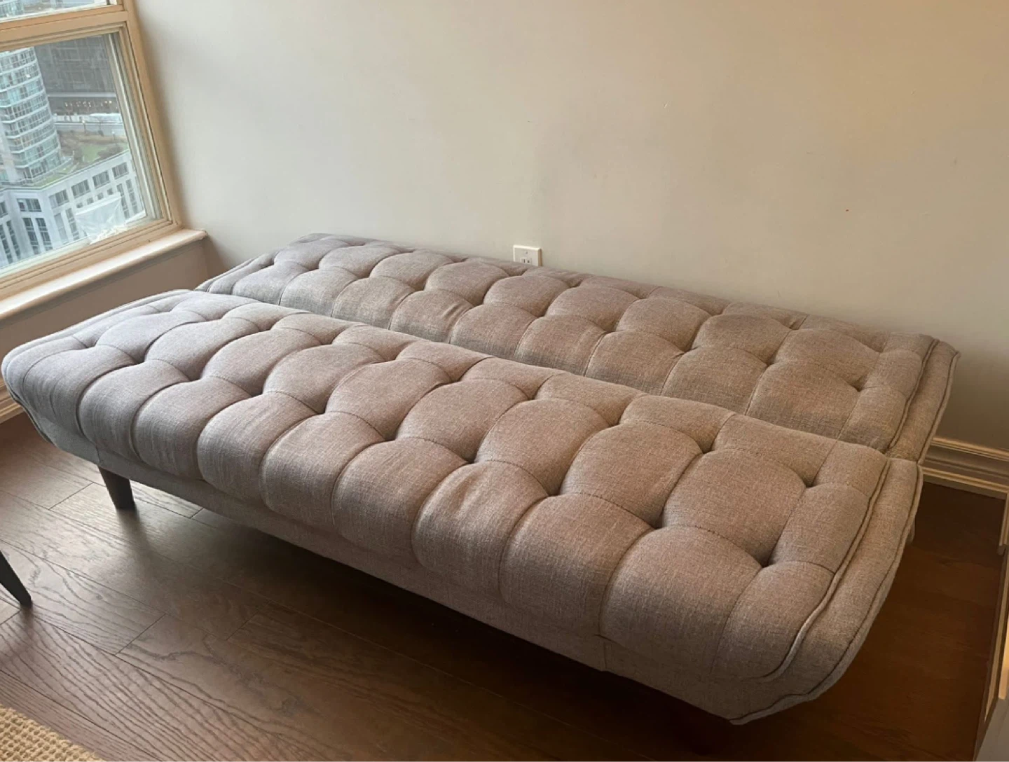 Tufted Convertible Sofa Bed - ( No delivery only pick up) - photo 2